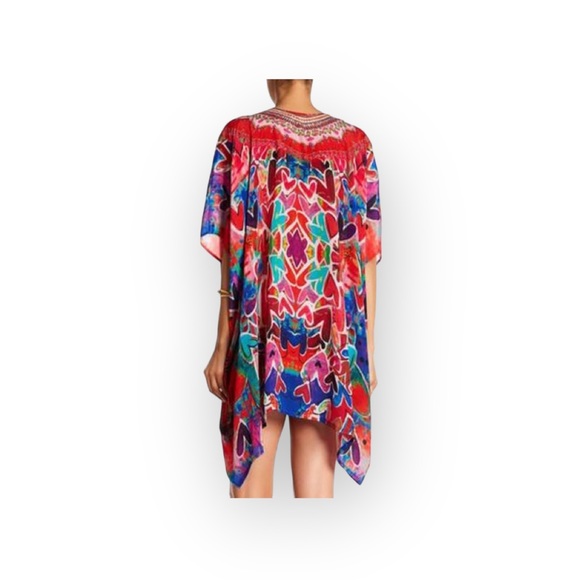 new Shahida Parides ꕥ 4Ways to Wear Silk Butterfly Kaftan ꕥ Tunic Top or Dress - Picture 3 of 17